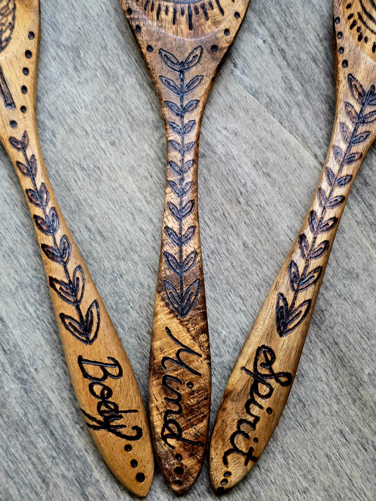 Body • Mind • Spirit Ritual Spoon Set