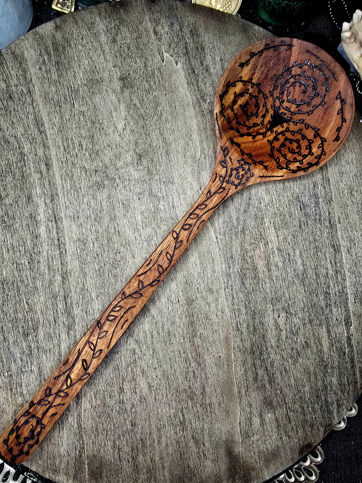 Kitchen Witch Spoon | Verdant Triskele