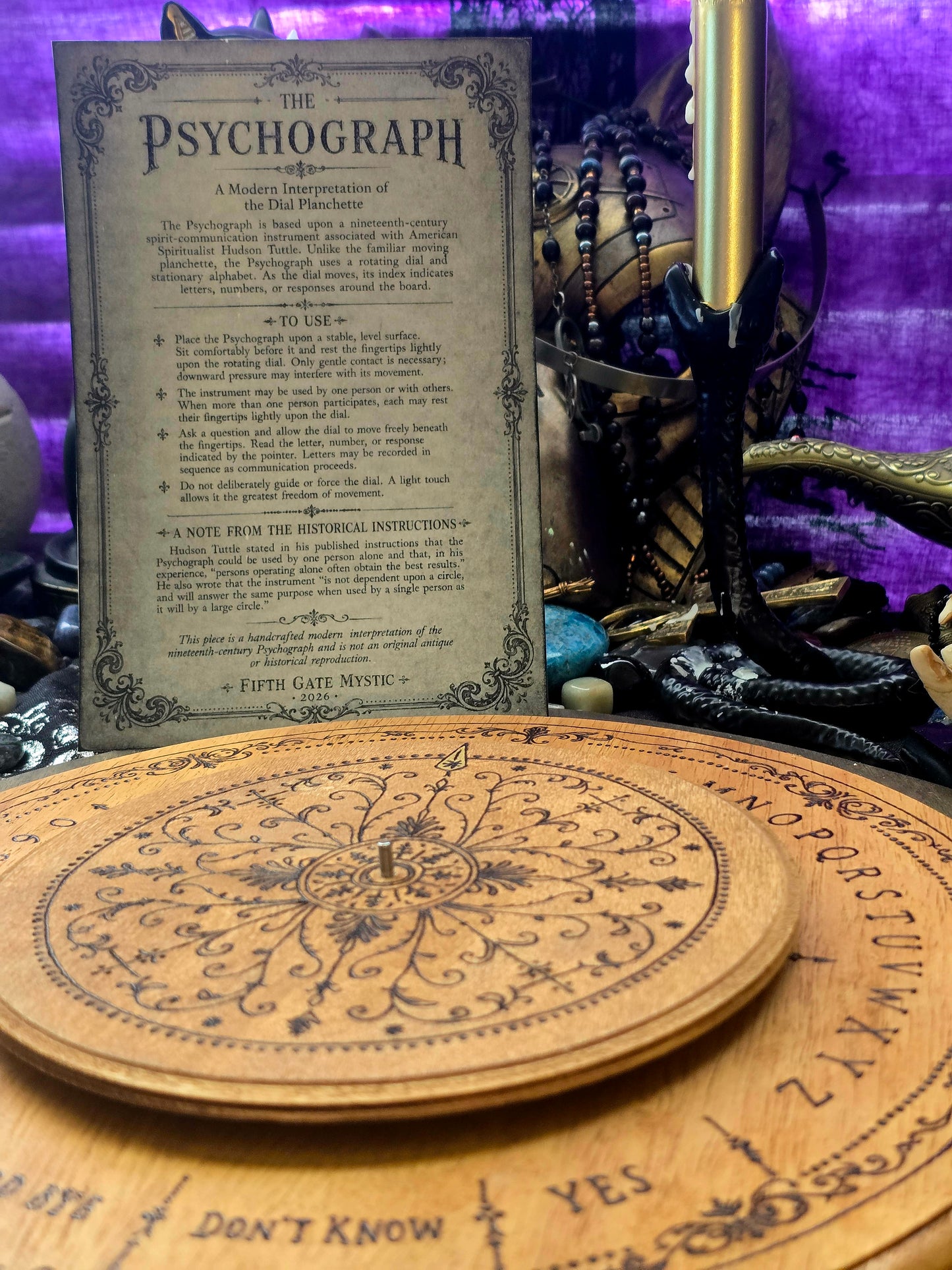 The Psychograph | Victorian Spirit Communication Dial