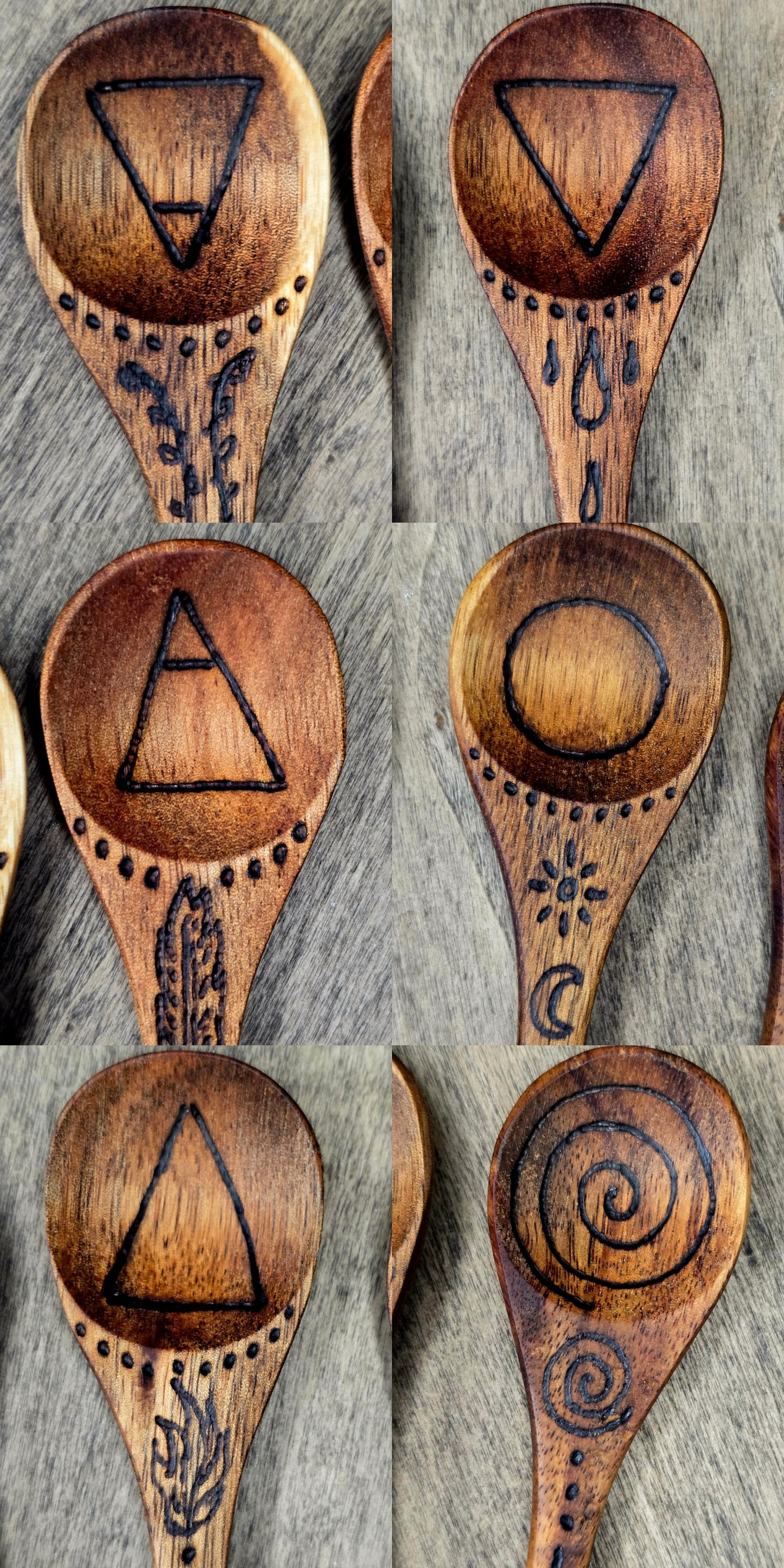 Ritual Spoon Set | The Five Elements & Spiral Current