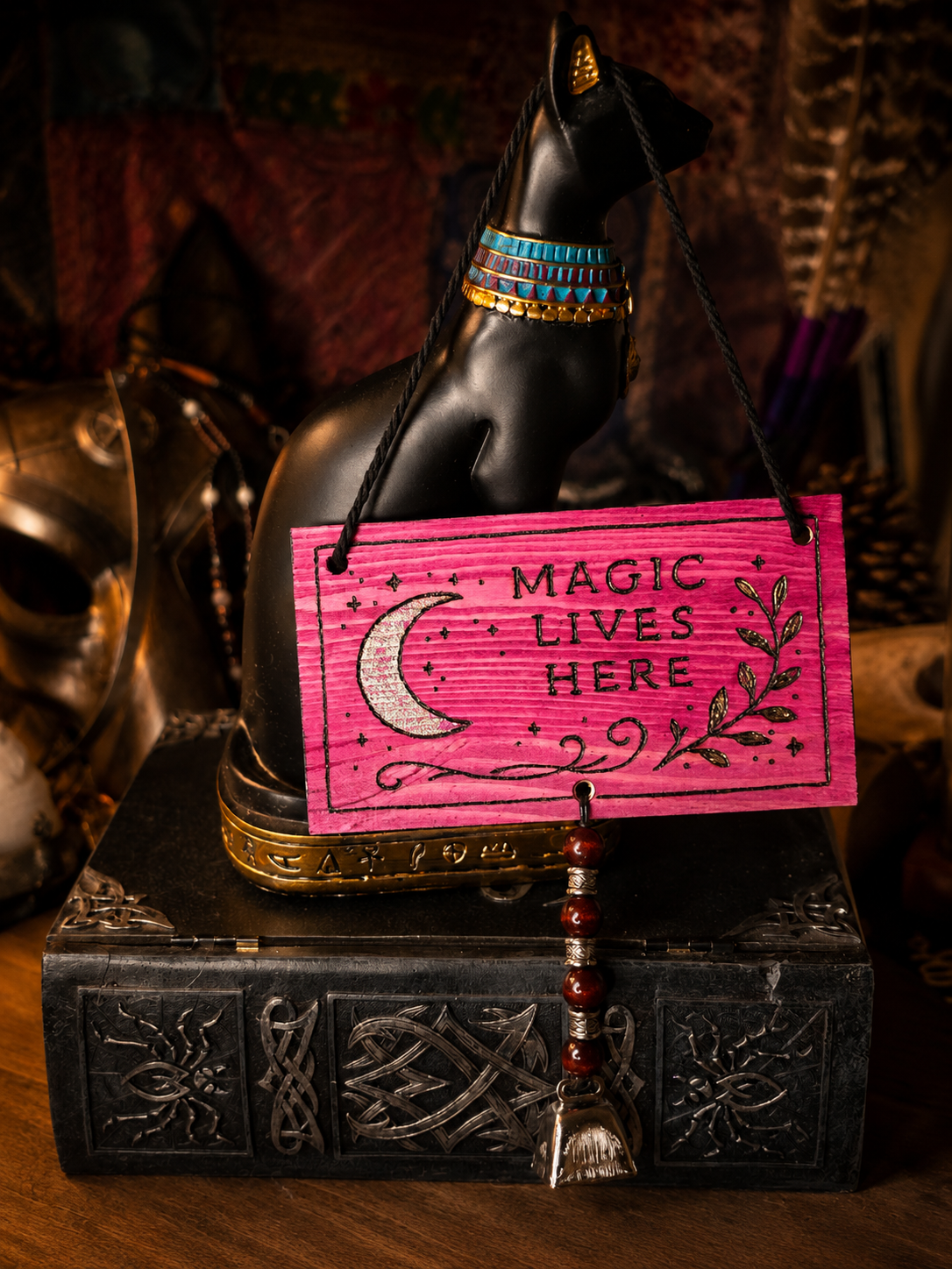 Magic Lives Here: Hanging Sign