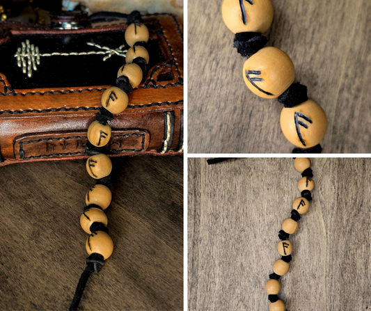 Ansuz Ritual Strand | Divination & Insight Ritual Tool