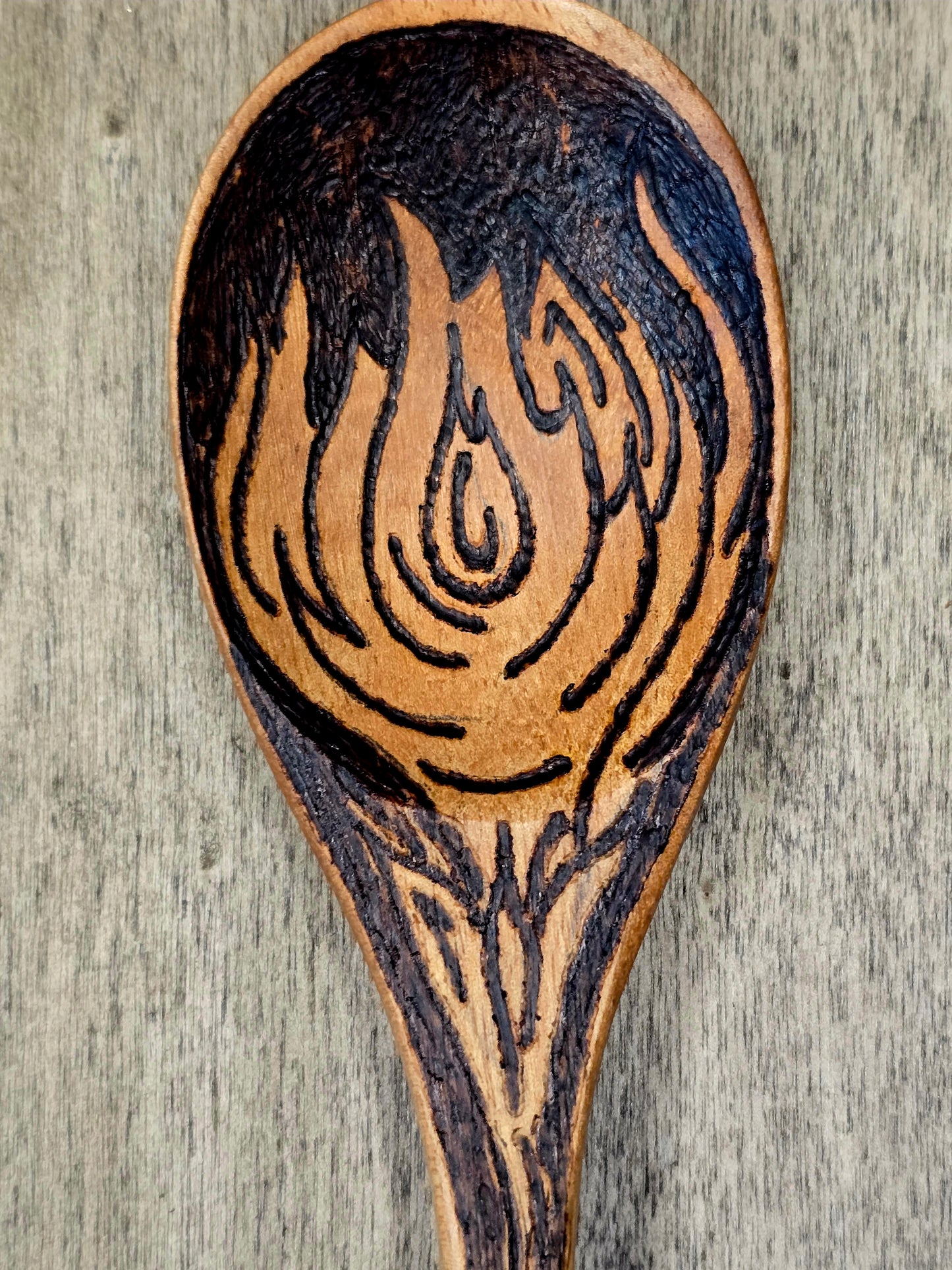 Beltane Ritual Spoon Set | Fire, Growth & Union