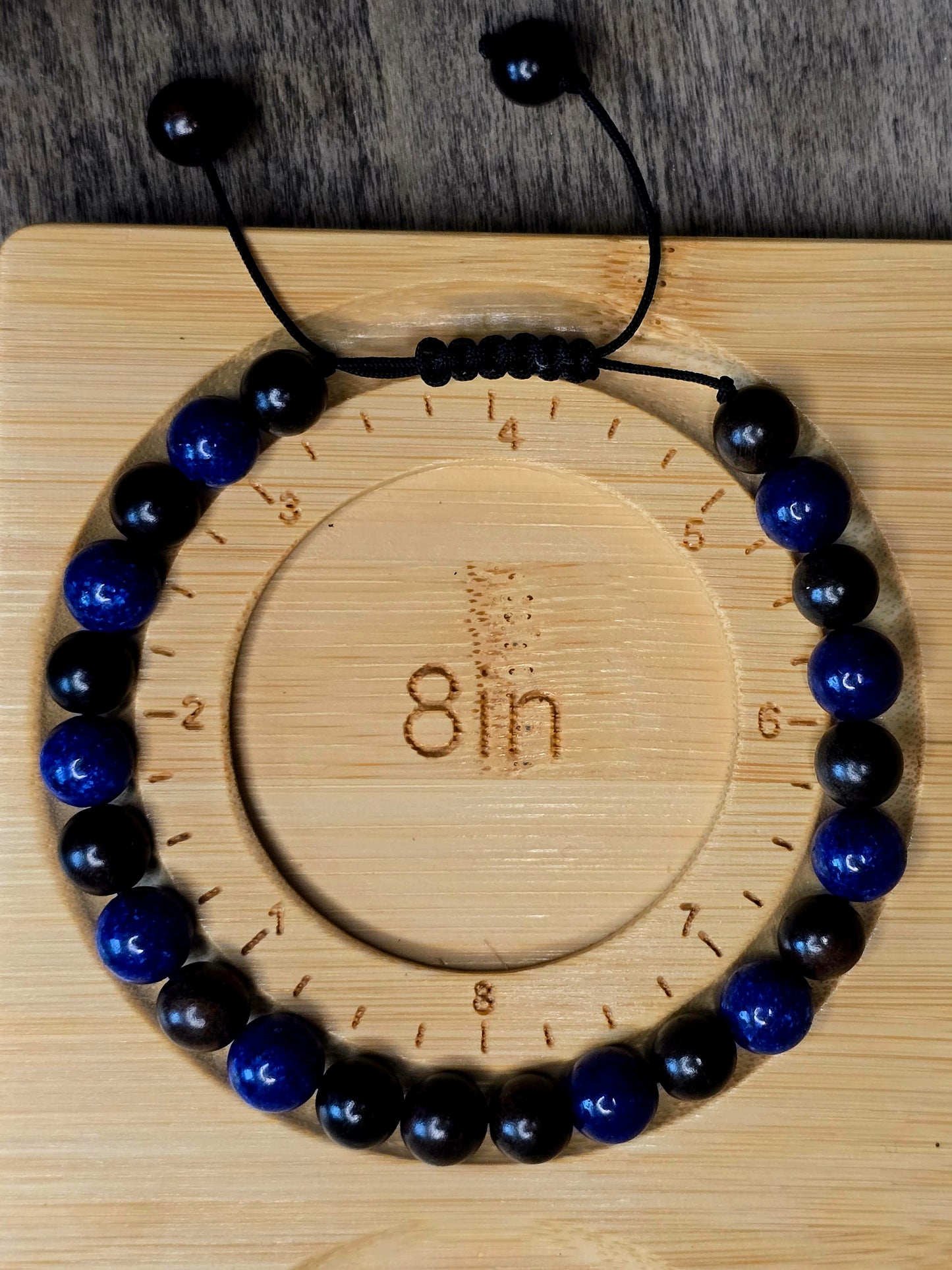 Lapis & Sandalwood Bracelet | Insight & Communication
