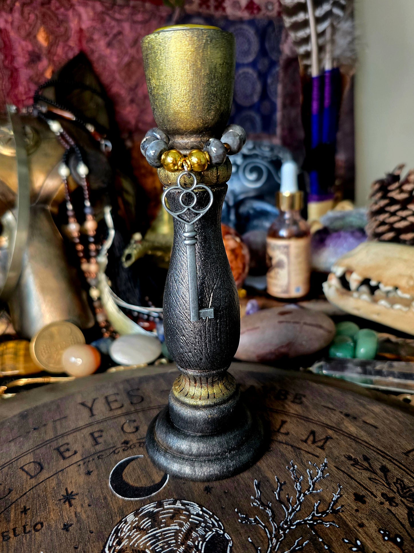 Threshold Key Ritual Candle Holder