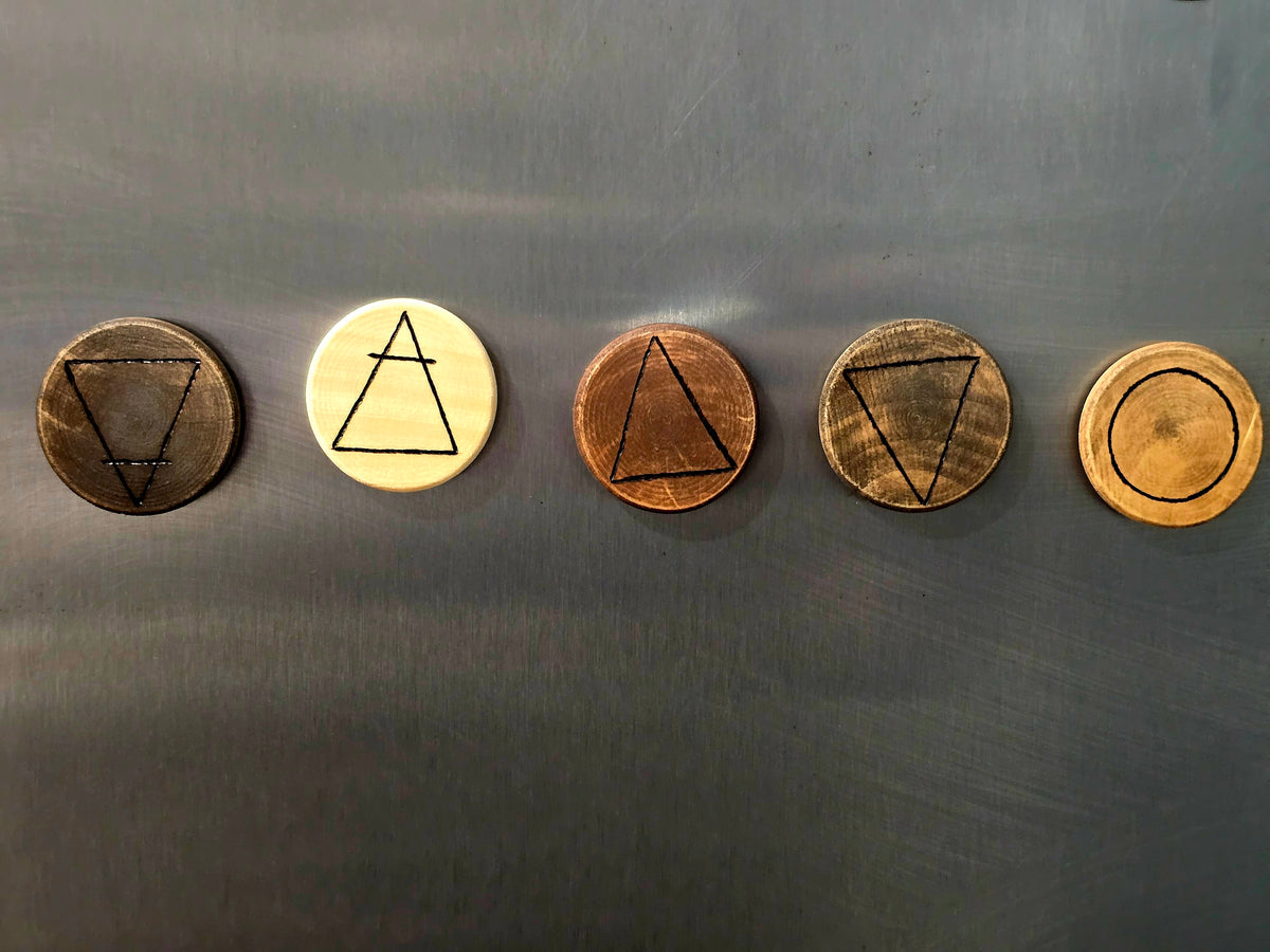 Elemental Symbol Magnet Set