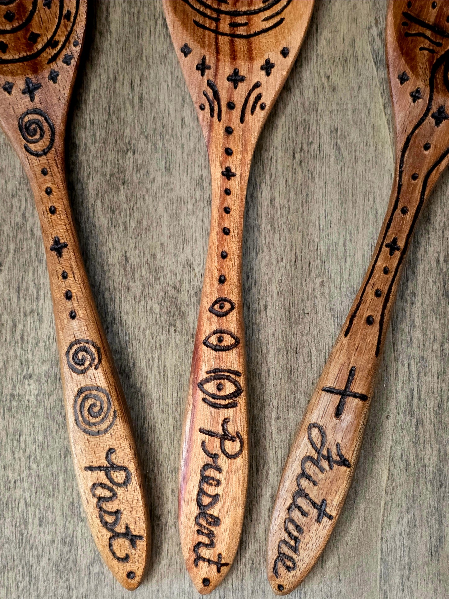 Three Fates Ritual Spoon Set | Past, Present & Future