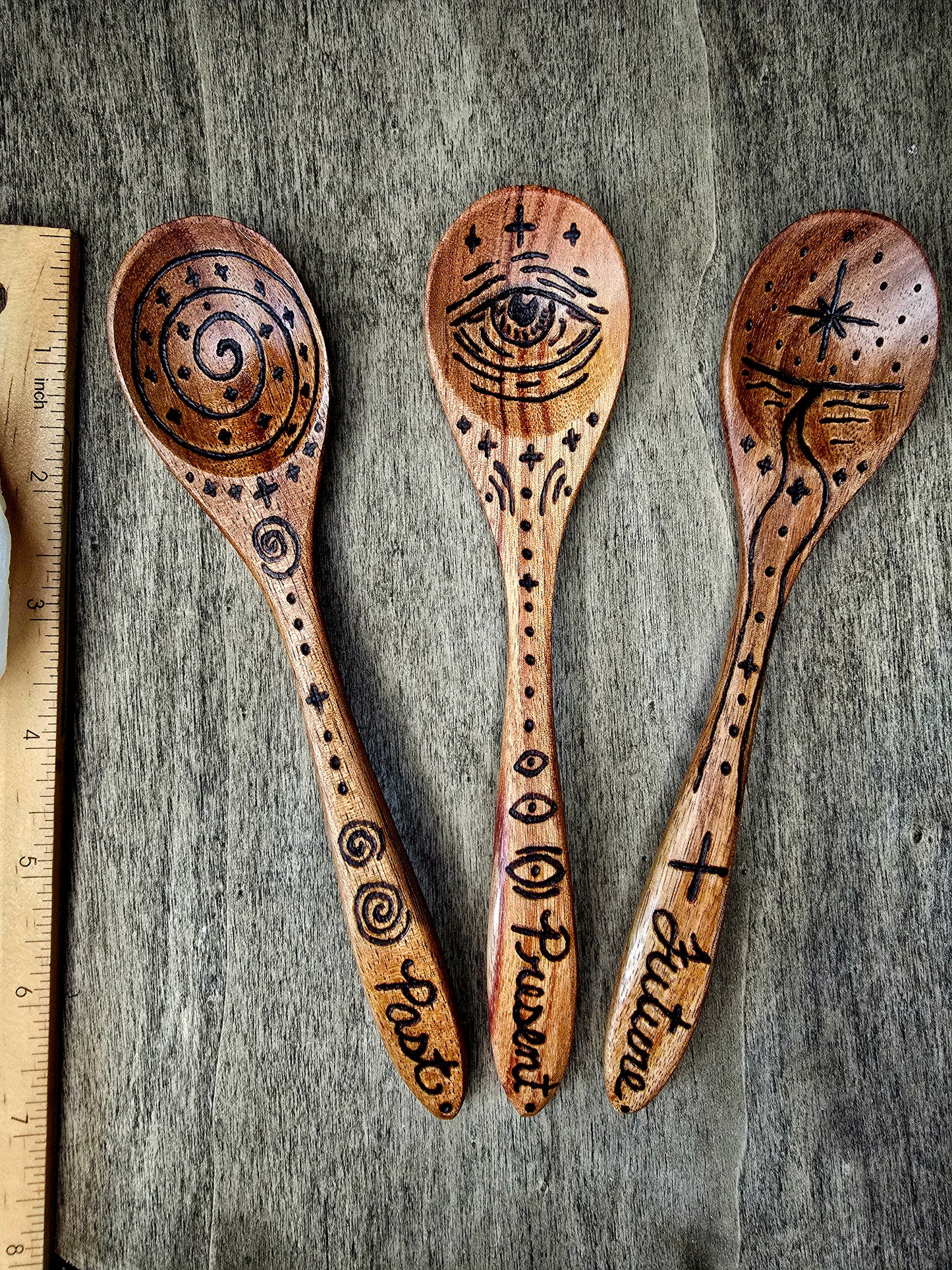Three Fates Ritual Spoon Set | Past, Present & Future
