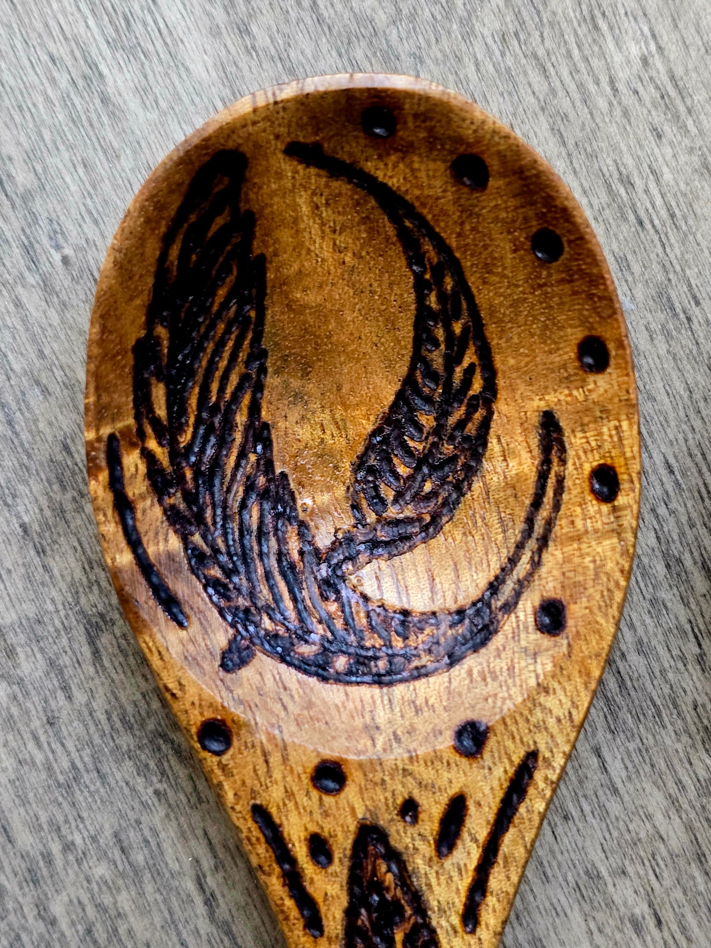Feather Spirit Ritual Spoon Set