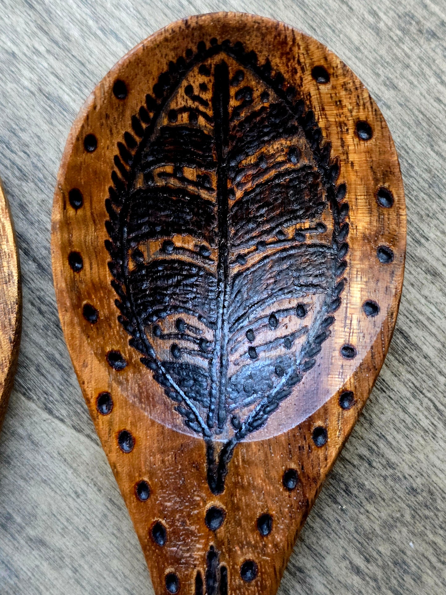 Feather Spirit Ritual Spoon Set