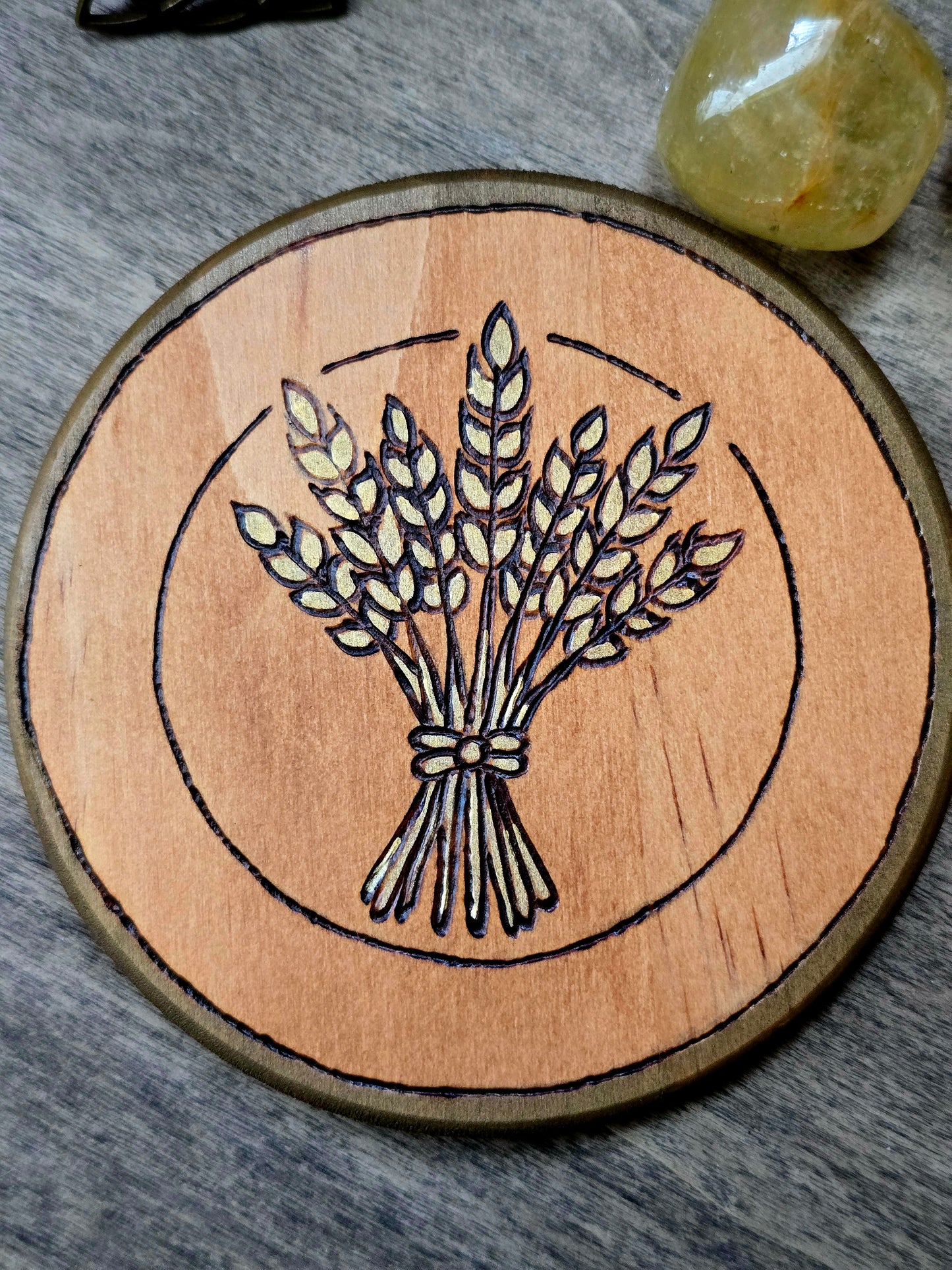 Lughnasadh Ritual Candle Holder Set