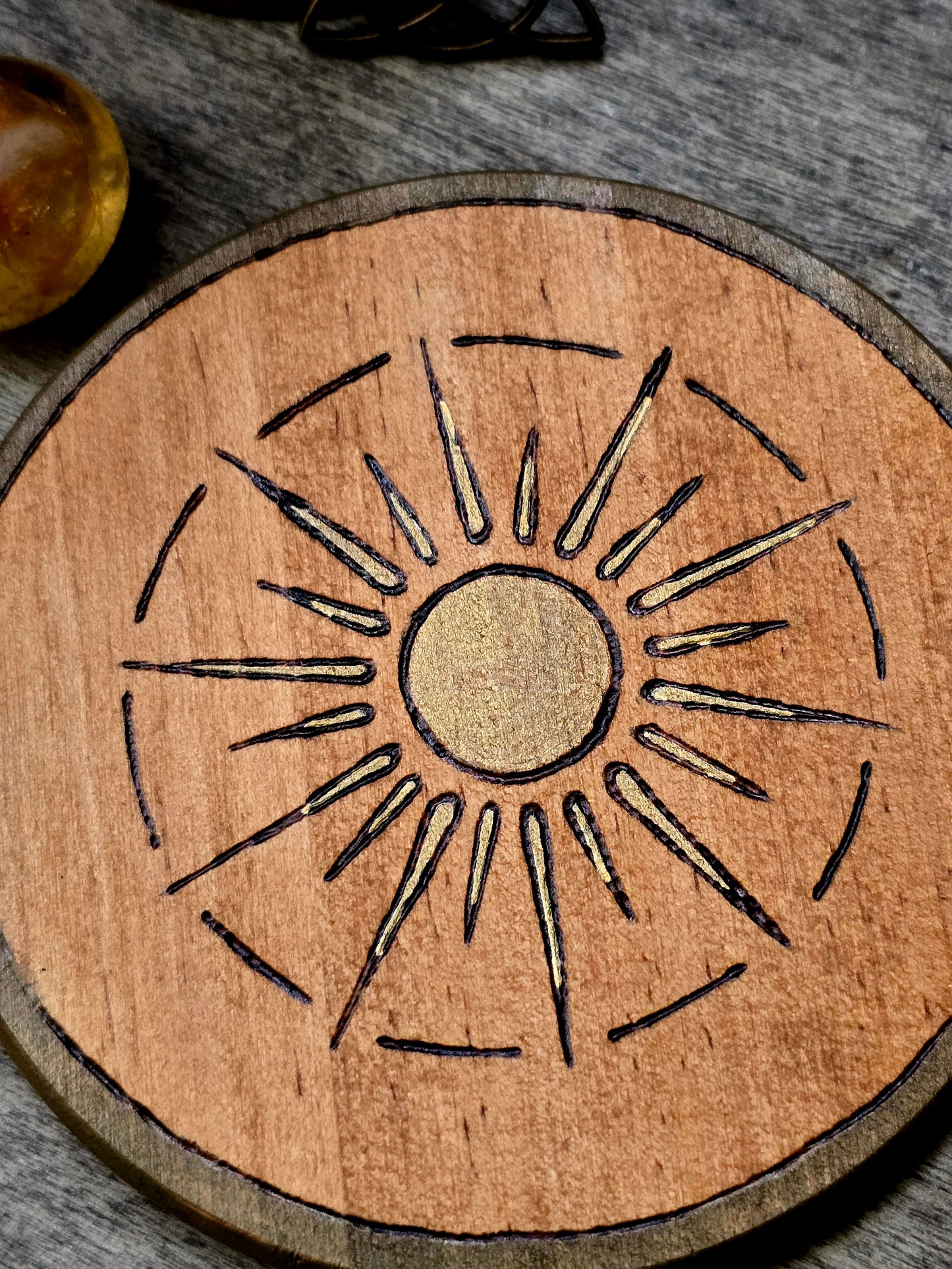 Lughnasadh Ritual Candle Holder Set