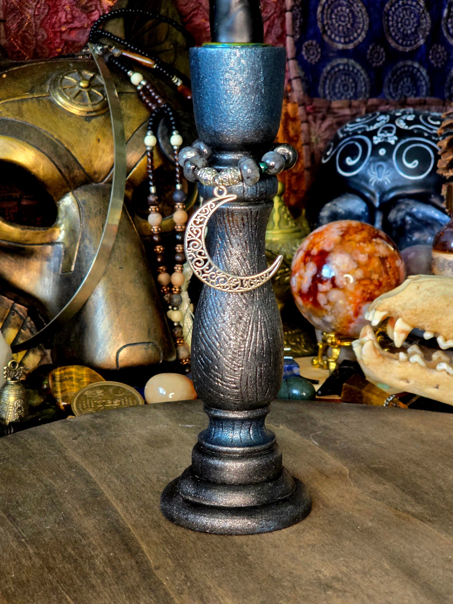 Lunar Threshold Ritual Candle Holder