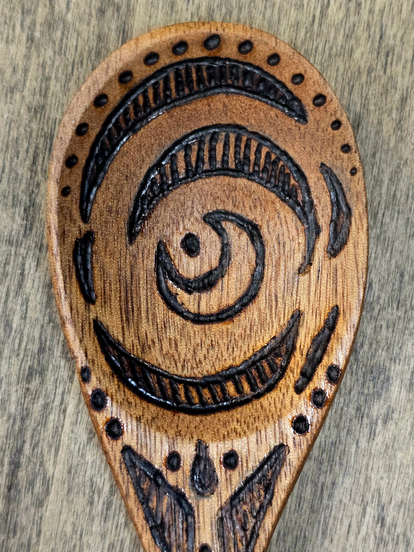 Ritual Spoon Set | Lunar Spiral, Triple Moon, and Solar Eclipse