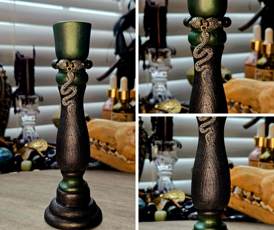 Serpent Wisdom Ritual Candle Holder