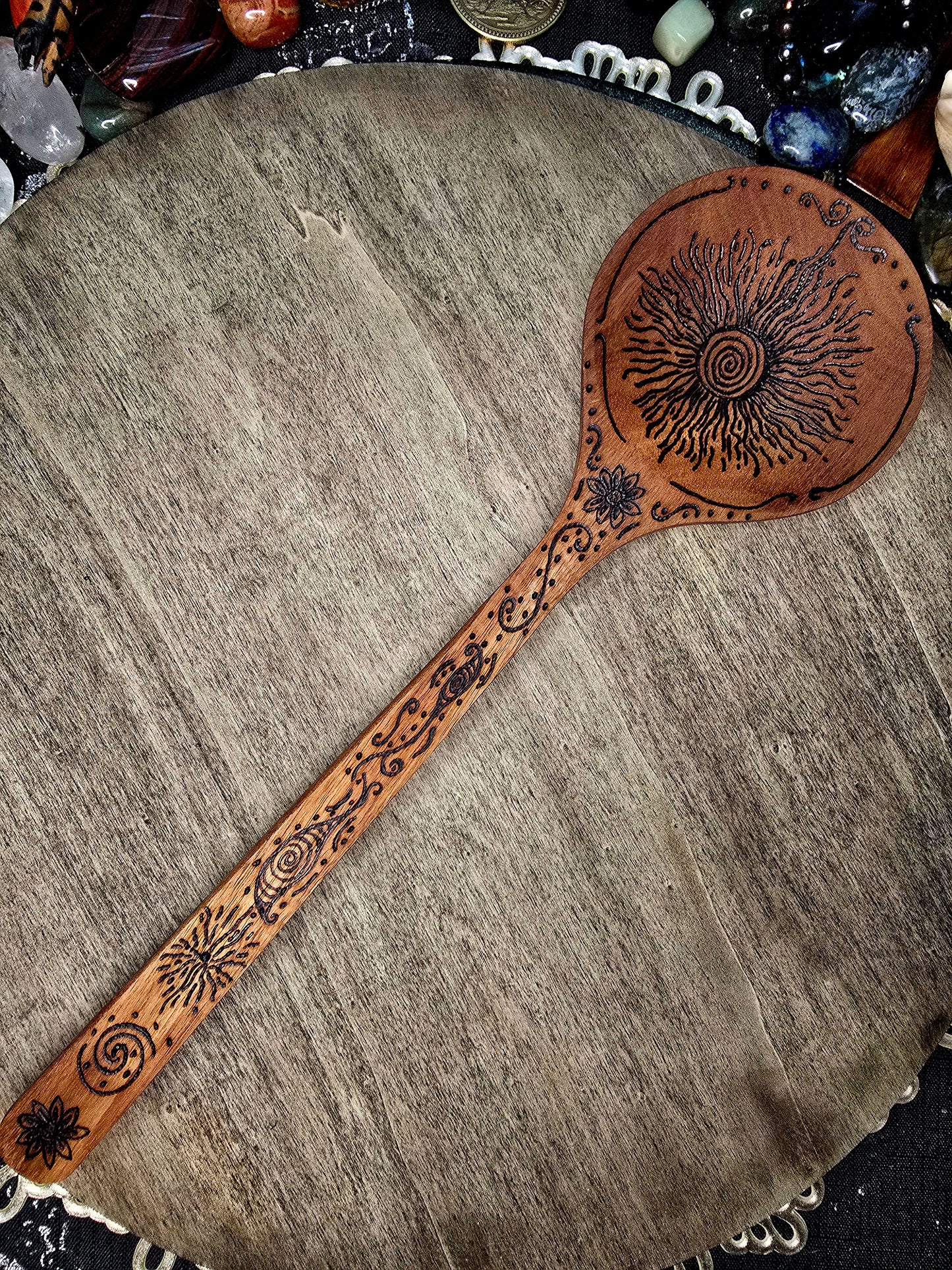 Sunfire Blessings Kitchen Witch Spoon | Midsummer 2026 Collection