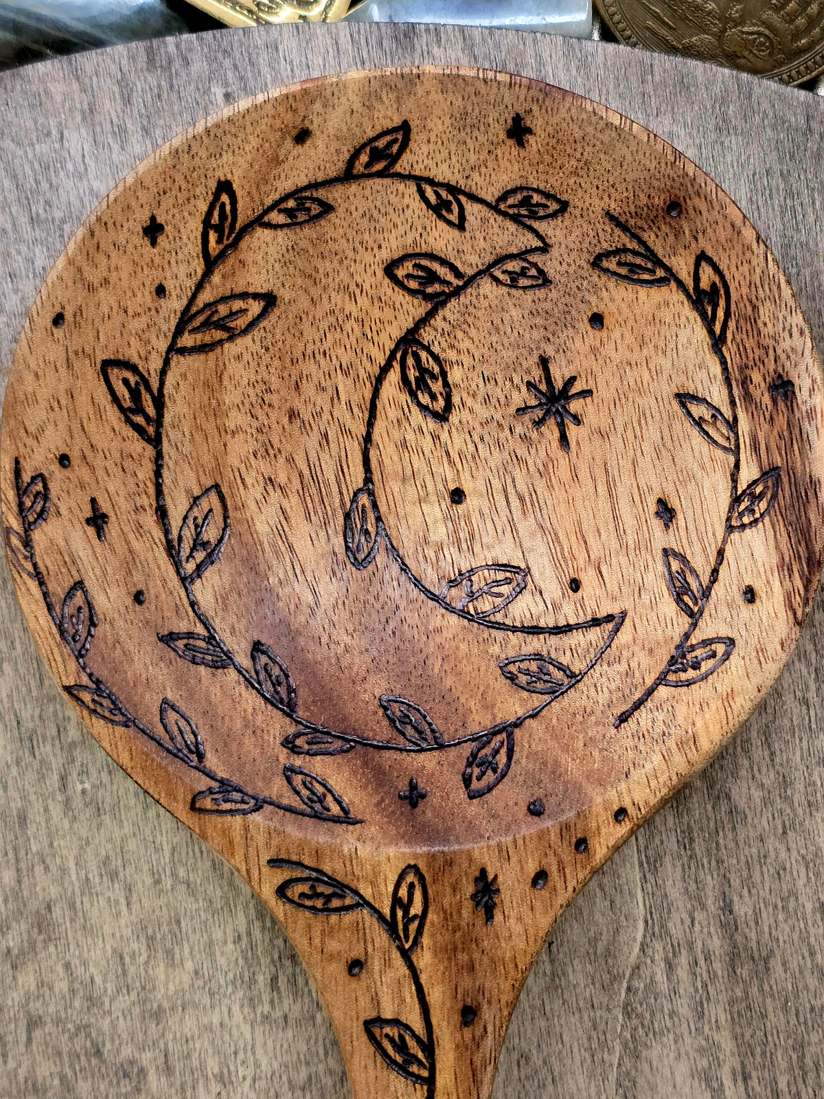 Kitchen Witch Spoon | Crescent Moon