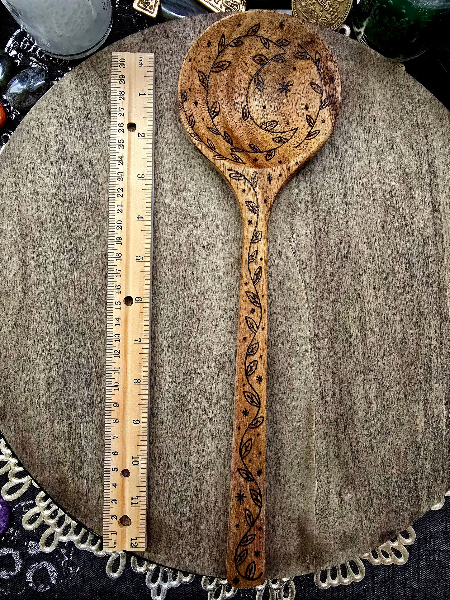 Kitchen Witch Spoon | Crescent Moon