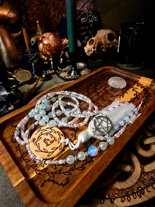 Spiral of Renewal | Spring Growth Altar Tray & Talisman Set