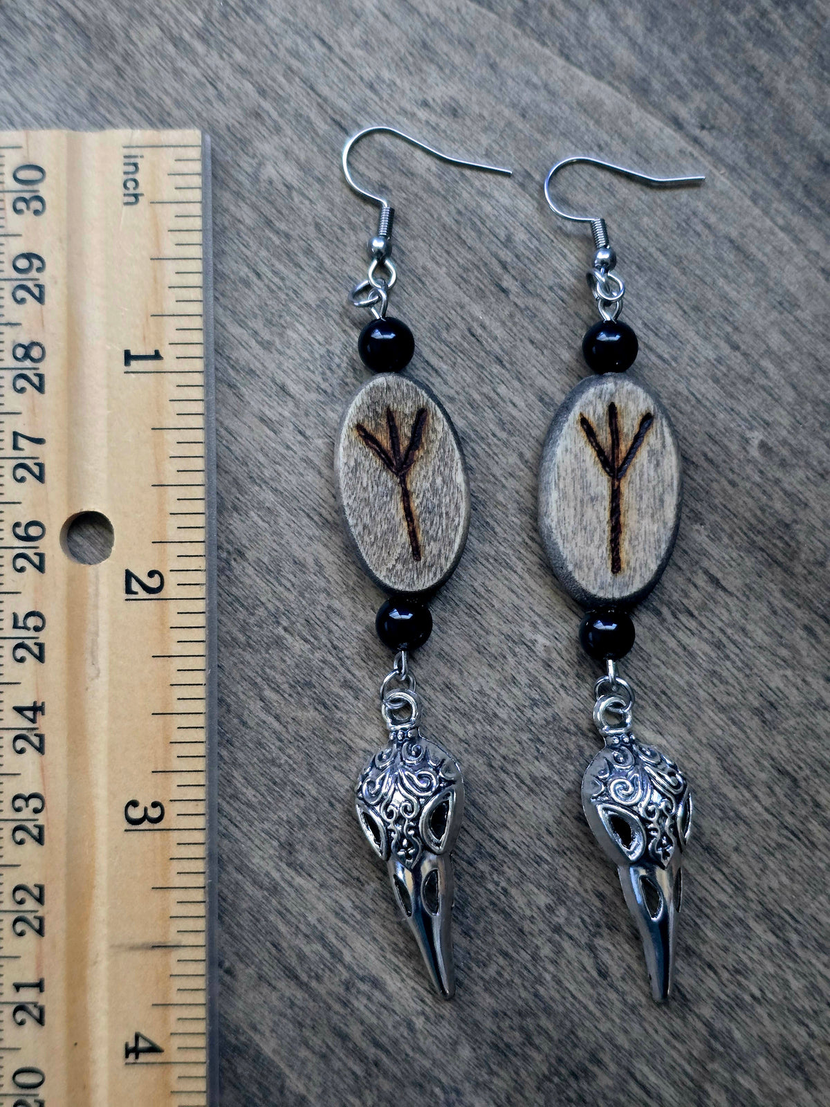 Algiz Protection Ritual Earrings