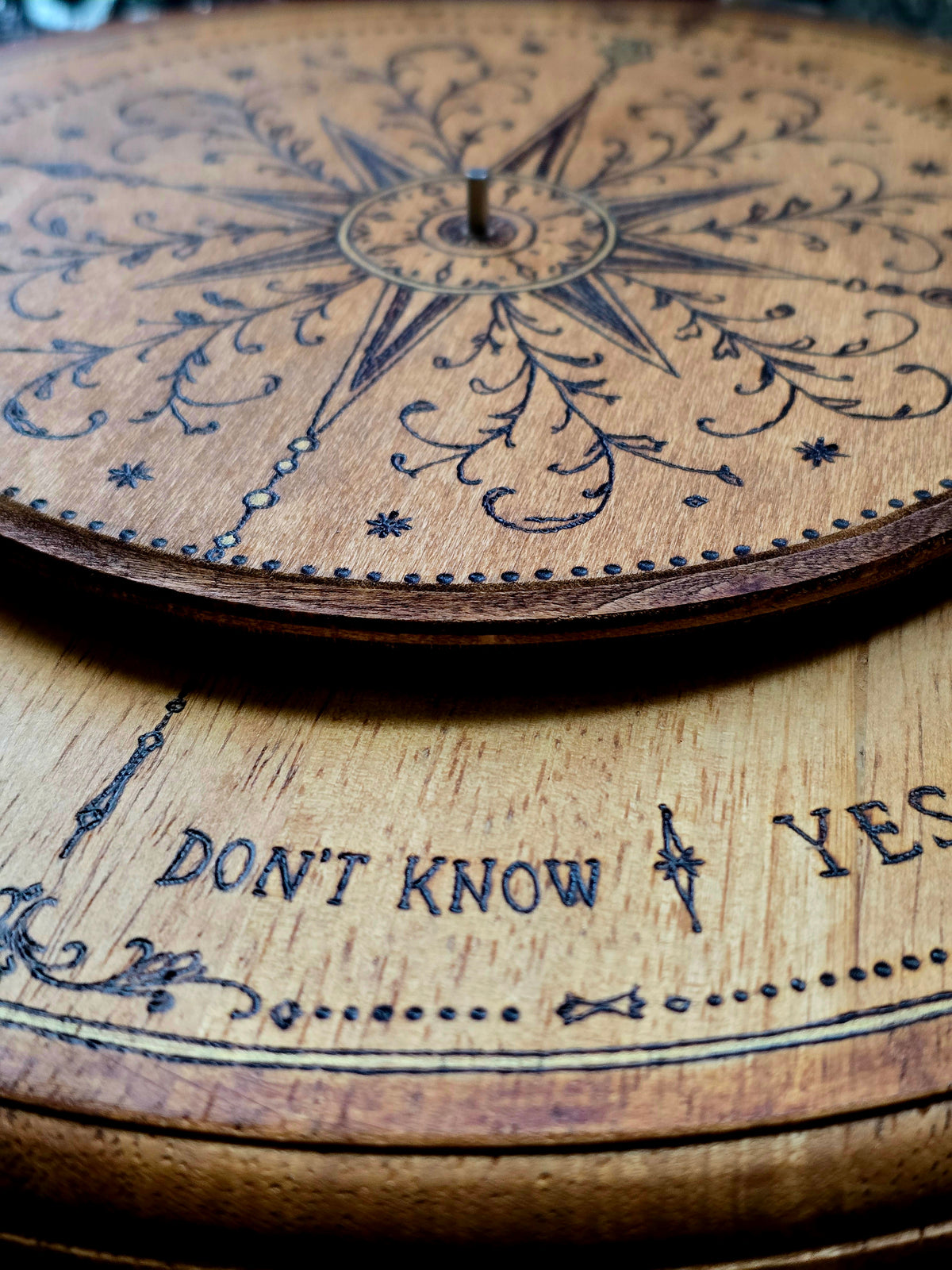 The Psychograph | Victorian Compass Rose Spirit Communication Dial