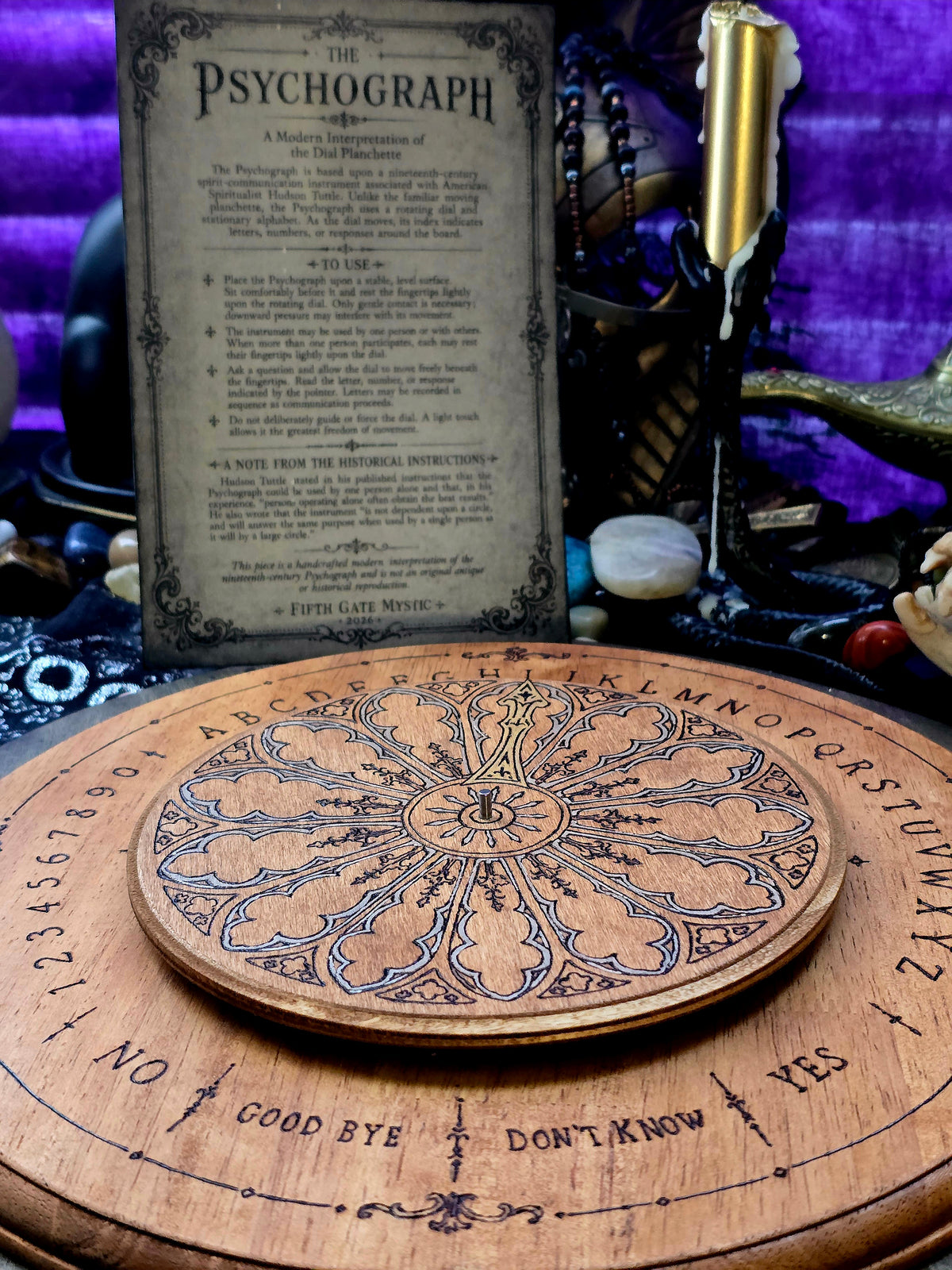 The Psychograph | Limited Edition Rose Window Spirit Communication Dial | Pre-Order