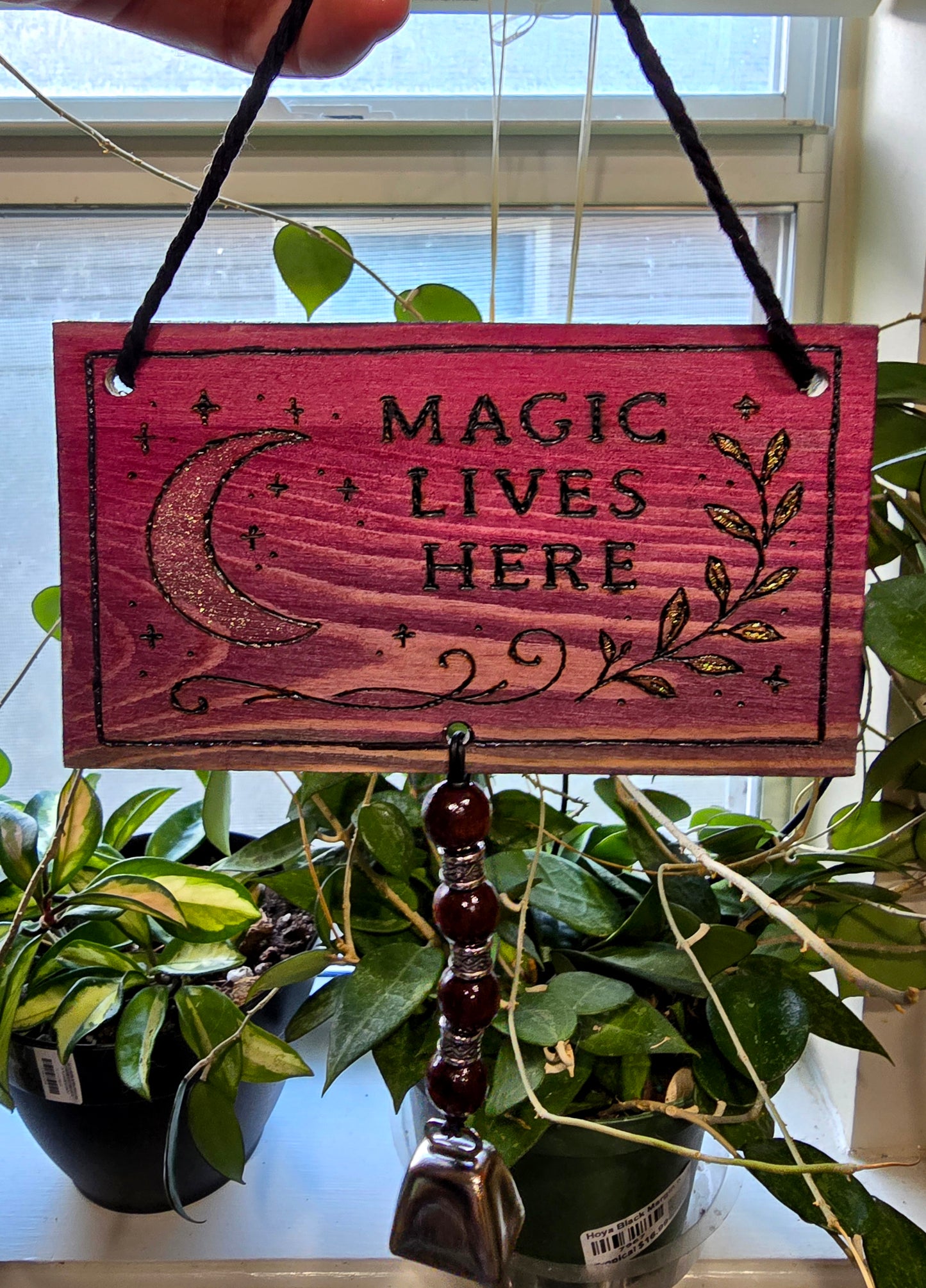 Magic Lives Here: Hanging Sign