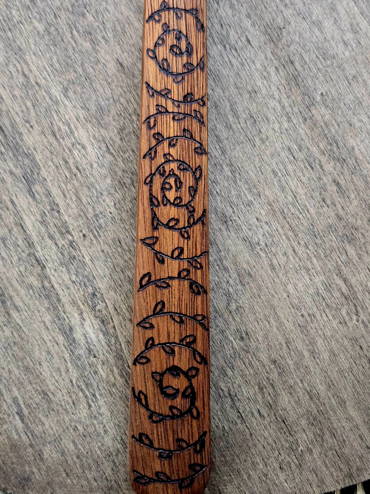Verdant Spiral Kitchen Witch Spoon