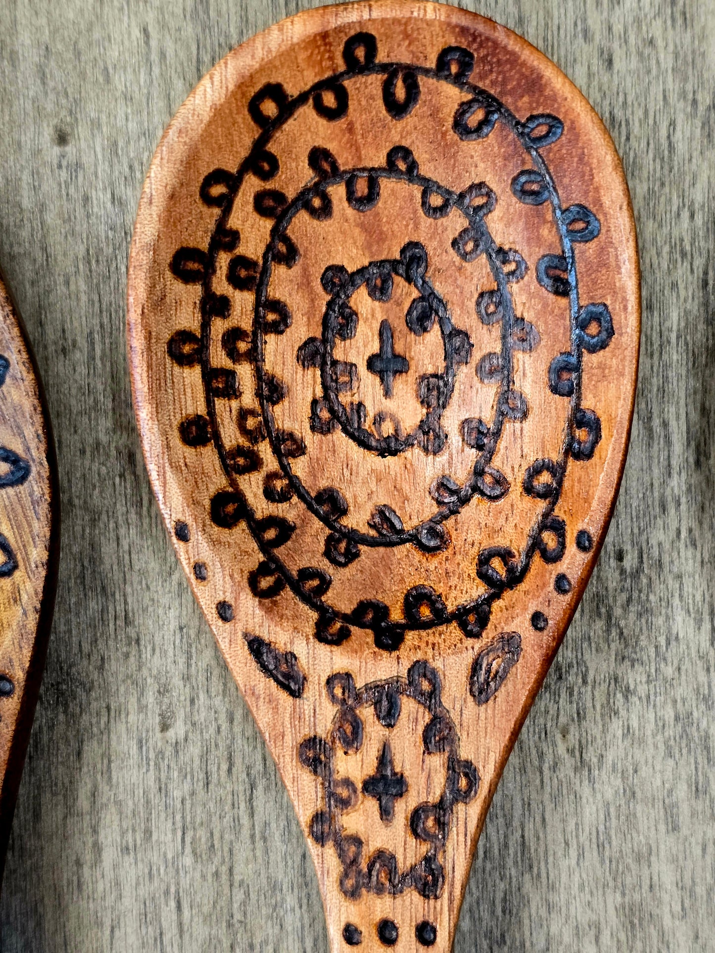 Ritual Spoon Set | Threefold Spiral Working Trio