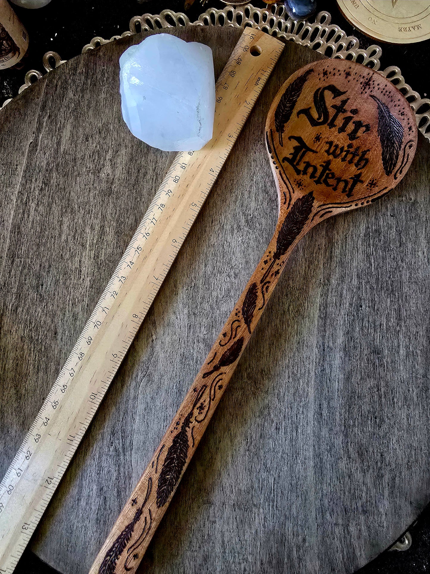 Kitchen Witch Spoon | Stir With Intent