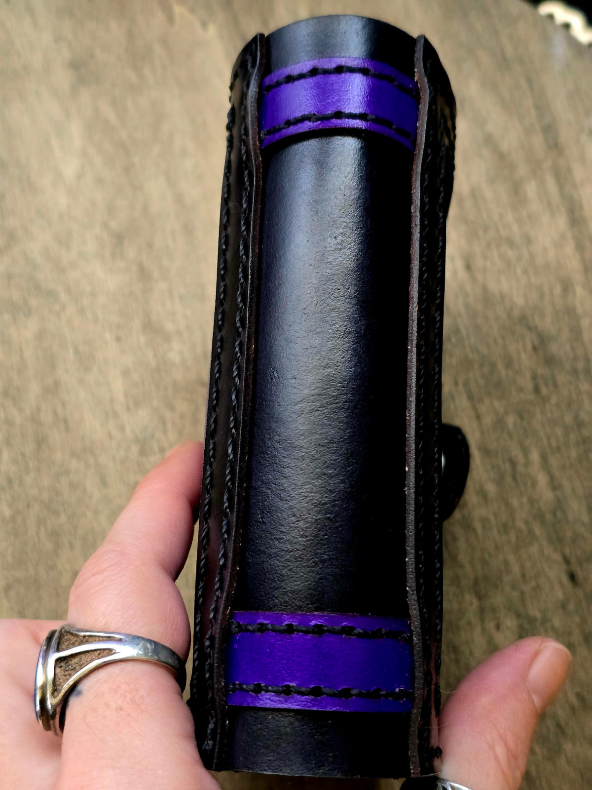 Seer's Ward Leather Tarot Card Holder