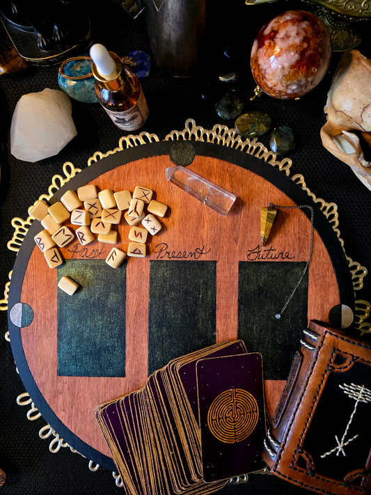 Reversible Tarot Casting Board