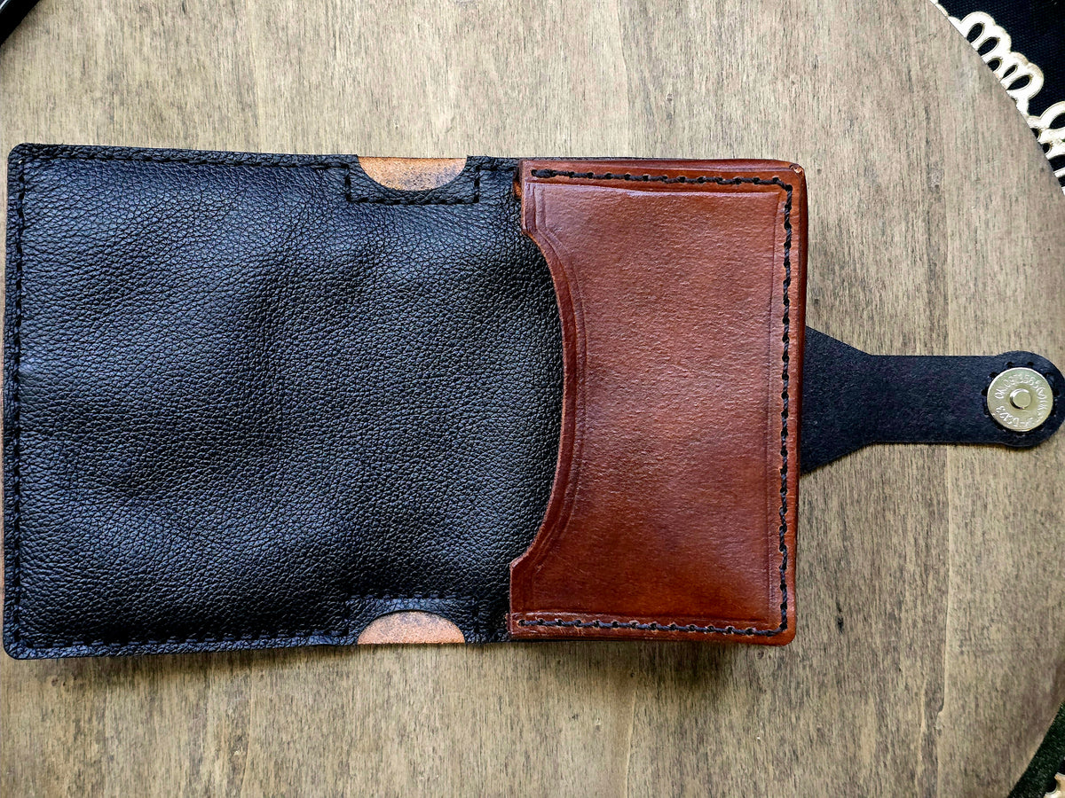Celtic Triskele Leather Tarot Card Holder