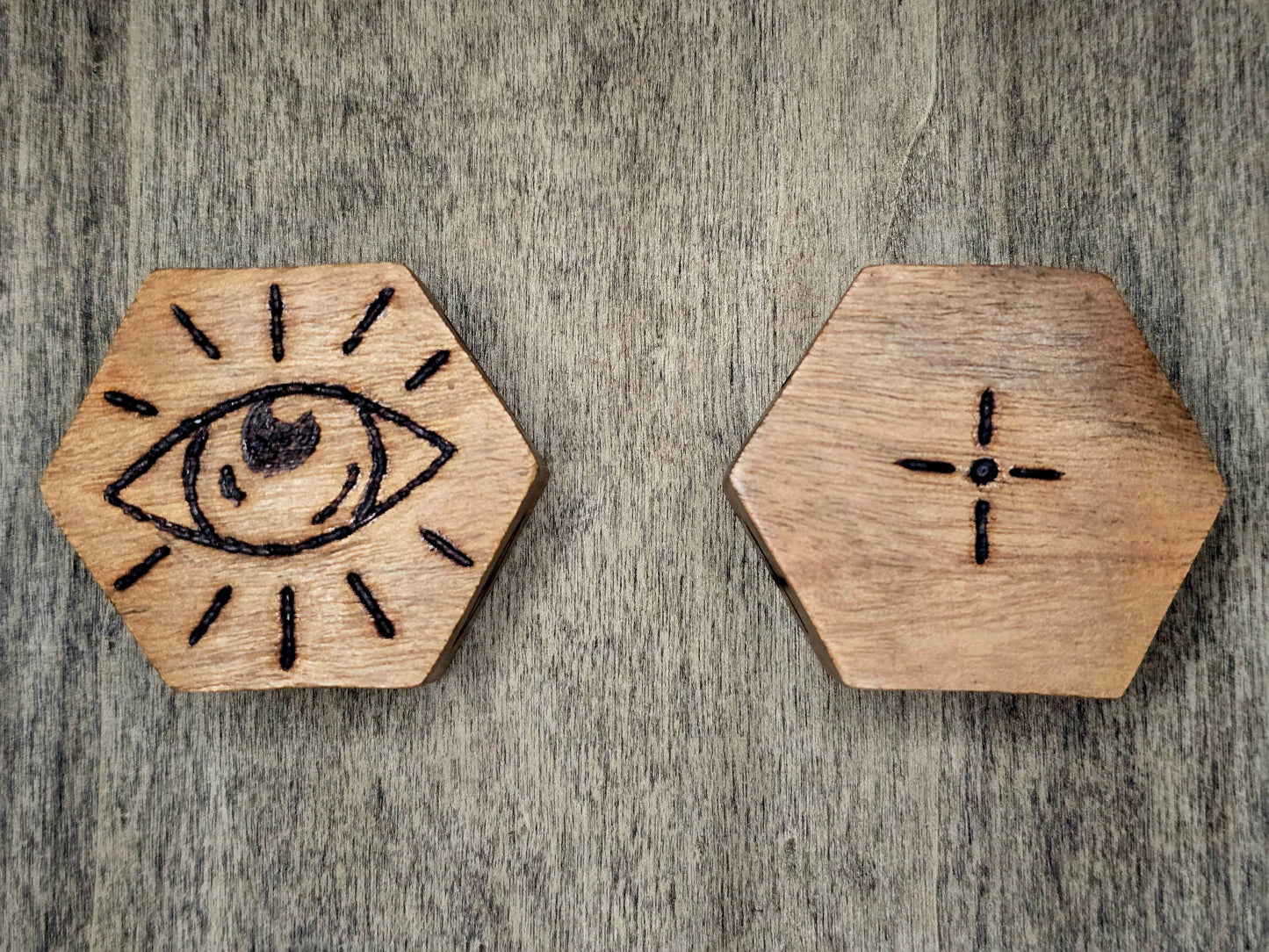 Crossroads & Sight Ritual Tealight Candle Holder Pair