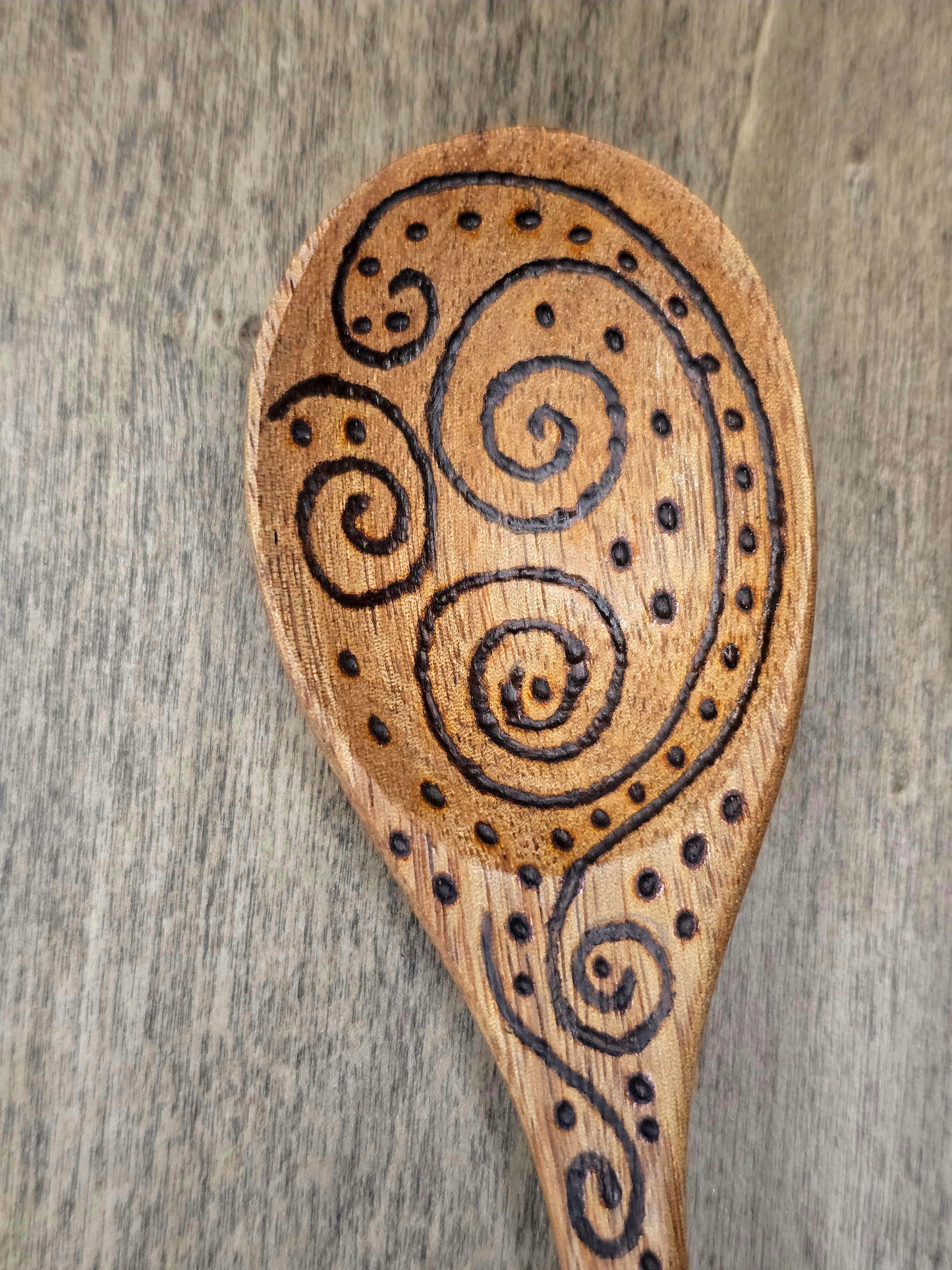 Ritual Spoon Set | Spiral Path, Pentacle, and Triple Moon