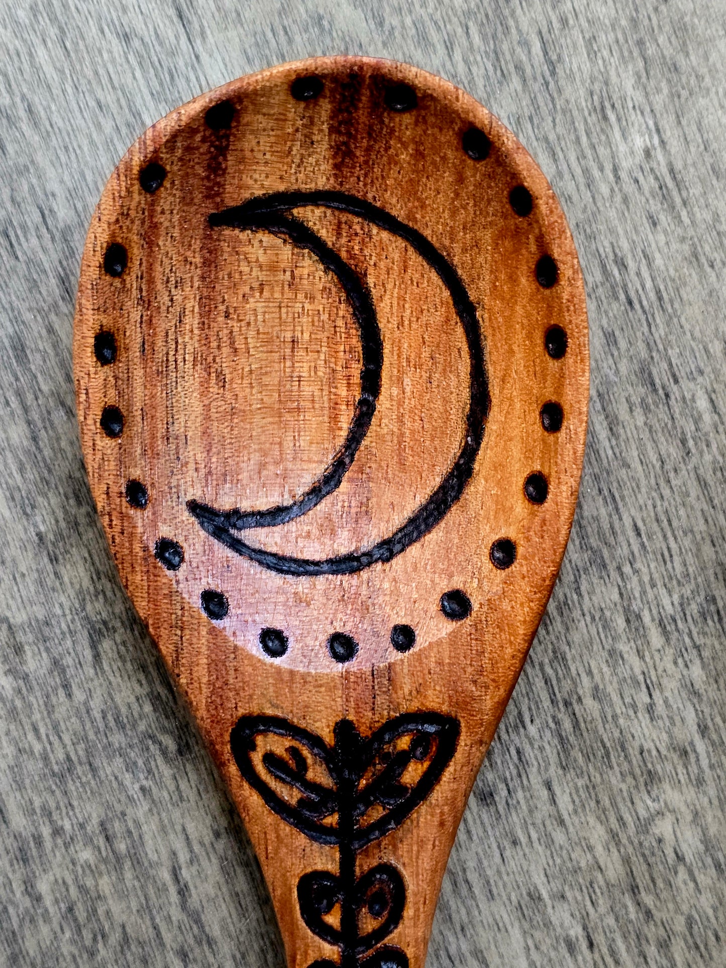 Triple Moon Ritual Spoon Set