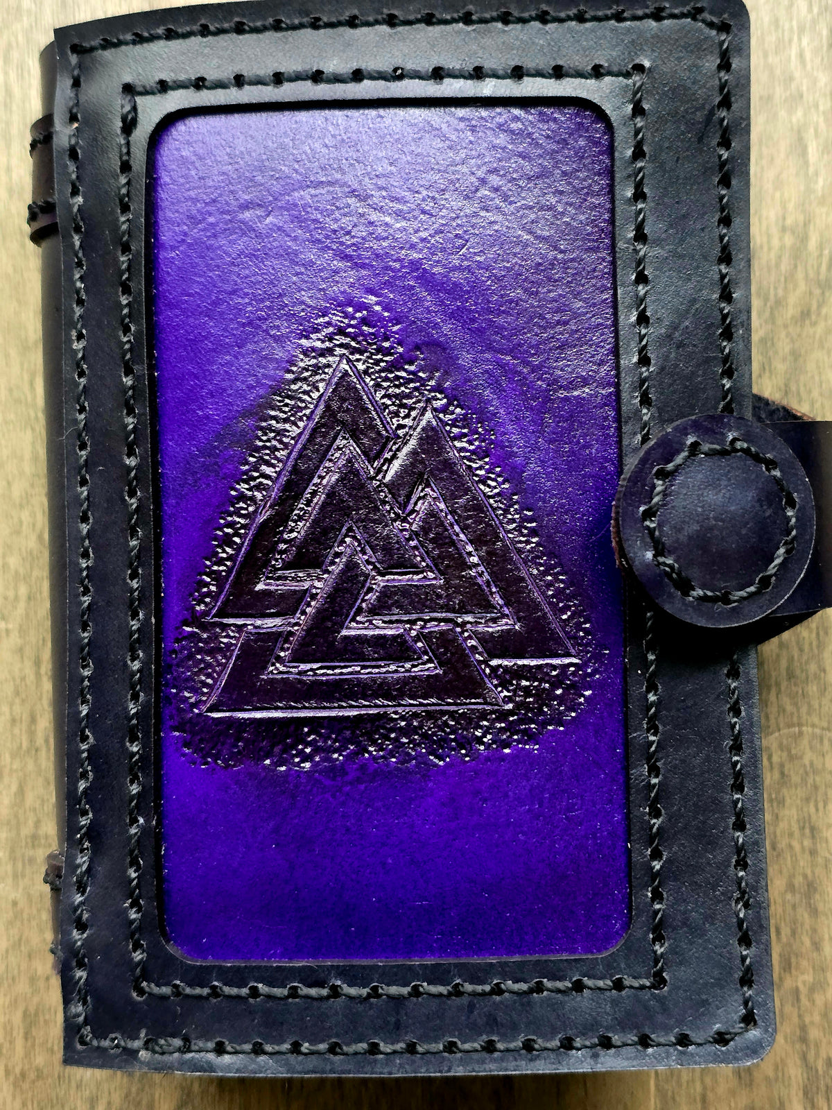 Valknut | Handcrafted Leather Tarot Card Holder