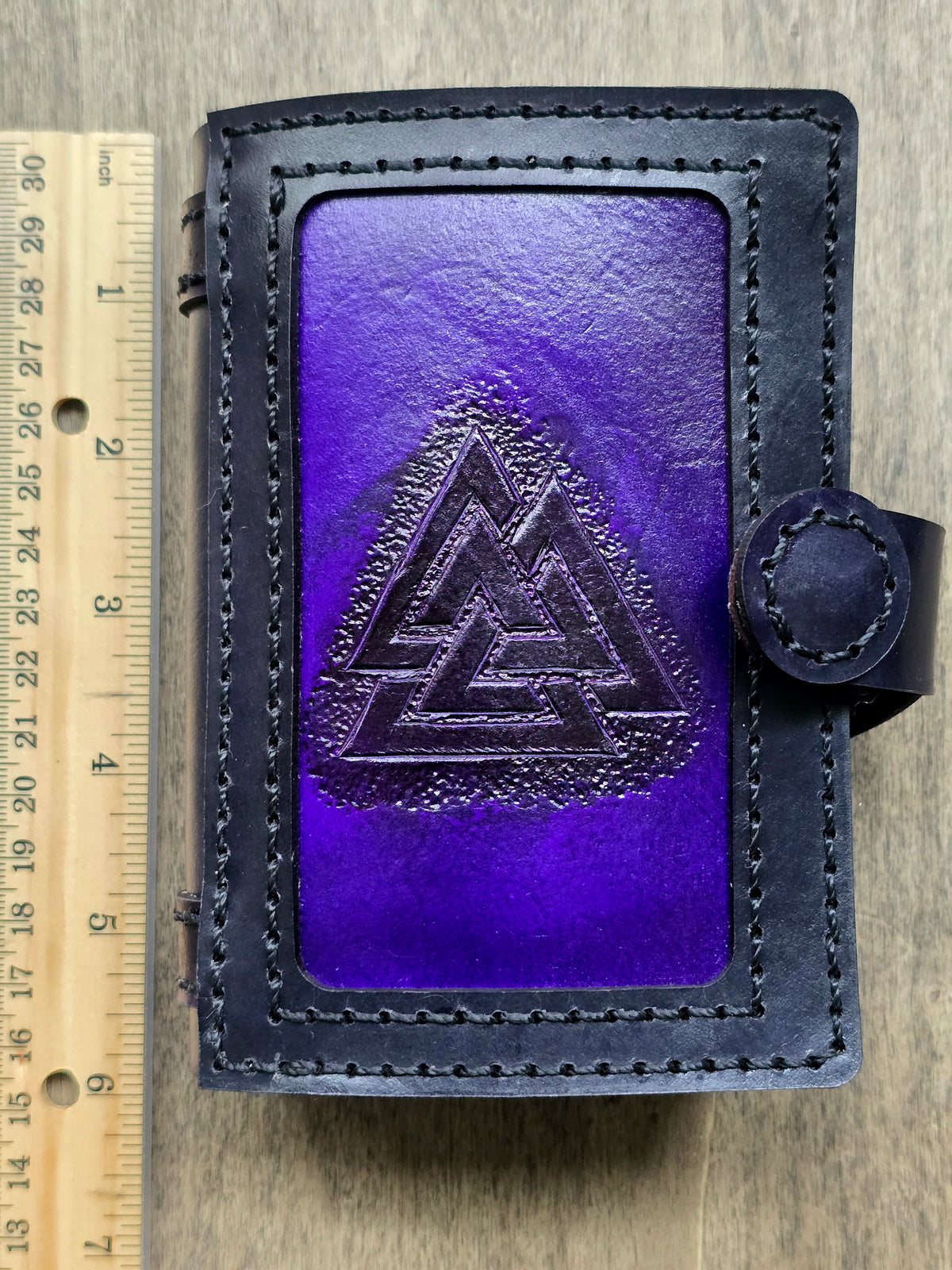 Valknut | Handcrafted Leather Tarot Card Holder