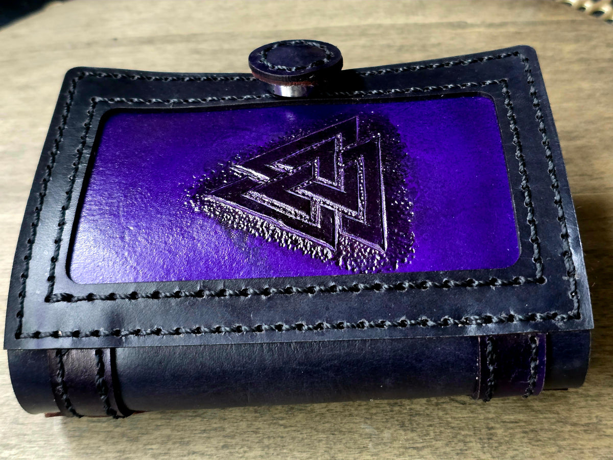 Valknut | Handcrafted Leather Tarot Card Holder
