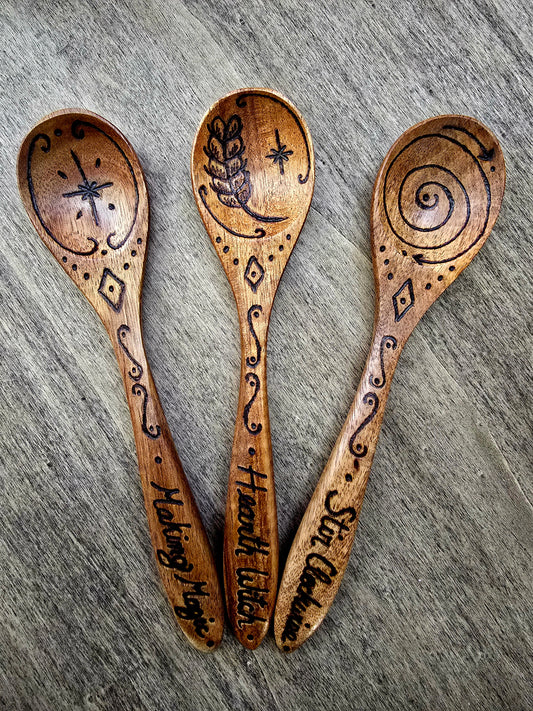 Hearth Witch Ritual Spoon Set