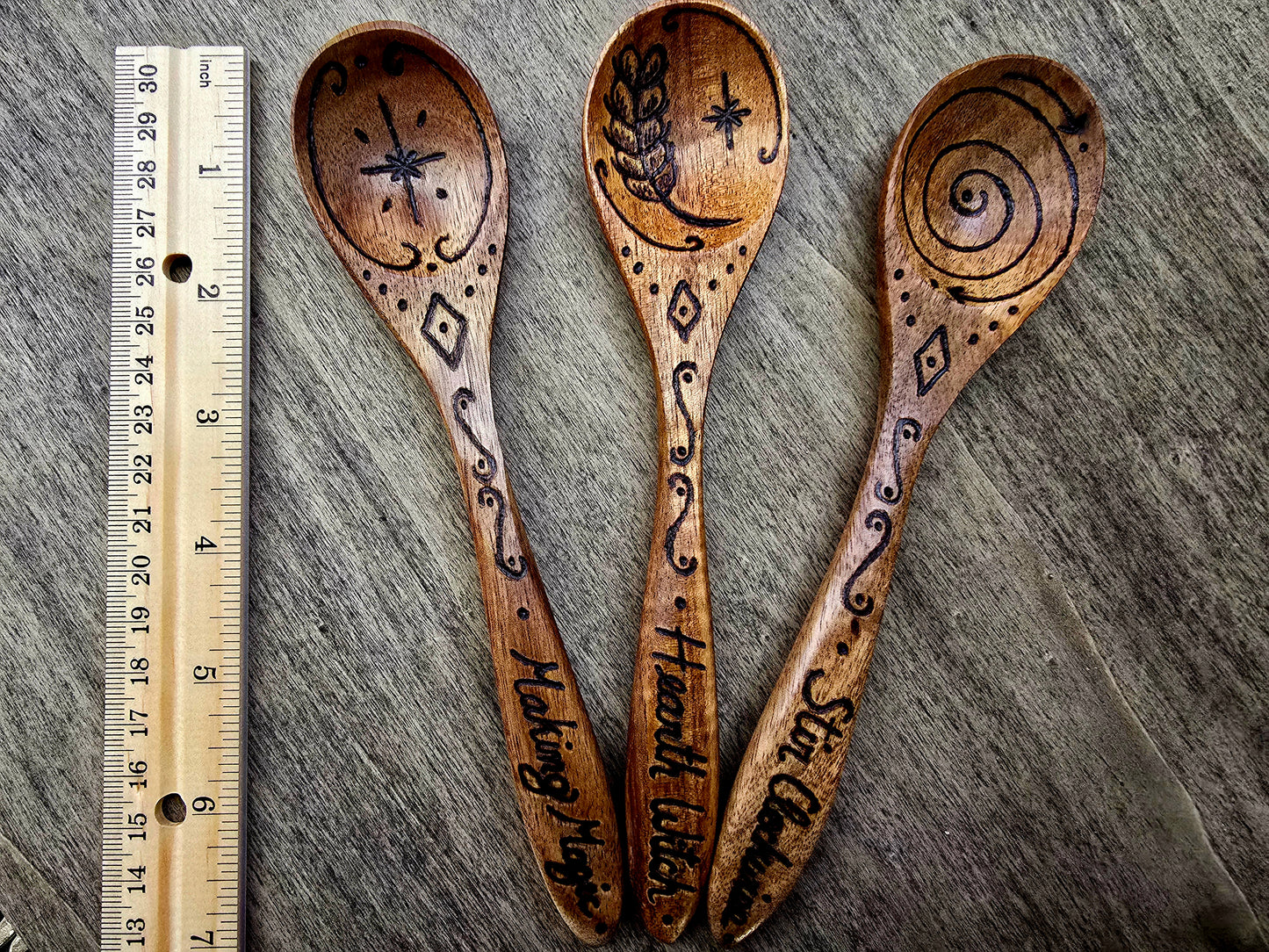 Hearth Witch Ritual Spoon Set